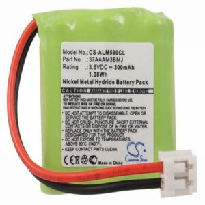Alcatel Biloba 490 Cordless Phone Battery 3.6V 300mAh Ni-MH ALM590CL