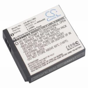 Panasonic Lumix DMC-F5 Digital Camera Video Battery 3.7V 600mAh Li-Ion BCL7MC