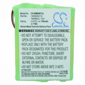 Bosch MS687 Cordless Phone Battery 3.6V 750mAh Ni-MH BMS687CL