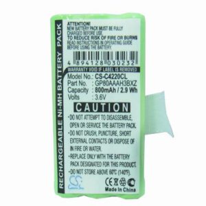 Clarity Professional C4220 Amplified phone Cordless Phone Battery 3.6V 800mAh Ni-MH C4220CL