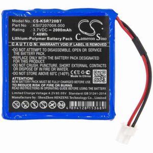 Ksenia Duo wireless repeater Alarm System Battery 3.7V 2000mAh Li-Poly KSR720BT