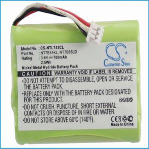 Nortel 7420 Cordless Phone Battery 3.6V 700mAh Ni-MH NTL743CL