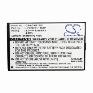 Acer Allegro Pocket PC & PDA Battery 3.7V 1300mAh Li-Ion ACM310SL