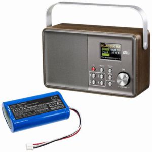 Albrecht DR 855 DAB Digital Battery 3.7V 6800mAh Li-ion ADR860XL