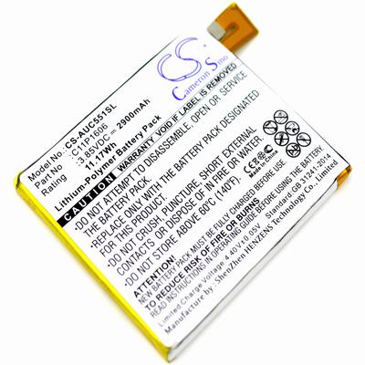 Asus ZC551KL Mobile SmartPhone Battery 3.85V 2900mAh Li-Poly AUC551SL