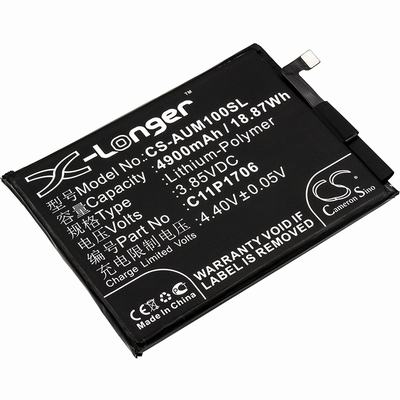 Asus ZB602KL Mobile SmartPhone Battery 3.85V 4900mAh Li-Poly AUM100SL