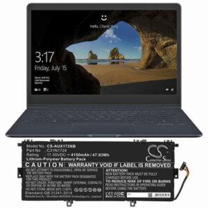 Asus U3100FAL Notebook Laptop Battery 11.55V 4150mAh Li-Poly AUX172NB