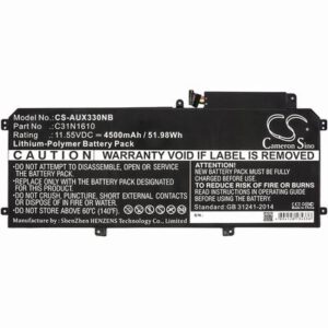 Asus UX330 Notebook Laptop Battery 11.55V 4500mAh Li-Poly AUX330NB