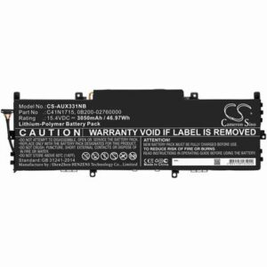 Asus U3100FN Notebook Laptop Battery 15.4V 3050mAh Li-Poly AUX331NB