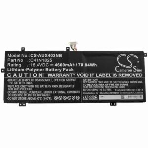 Asus ADOL I403FA Notebook Laptop Battery 15.4V 4600mAh Li-Poly AUX403NB