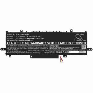 Asus UX334 Notebook Laptop Battery 11.55V 4200mAh Li-Poly AUX434NB