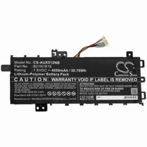 Asus ASUS X712FA-GC102T Notebook Laptop Battery 7.6V 4050mAh Li-Poly AUX512NB