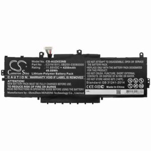 Asus BX433FN Notebook Laptop Battery 11.55V 4250mAh Li-Poly AUZ433NB