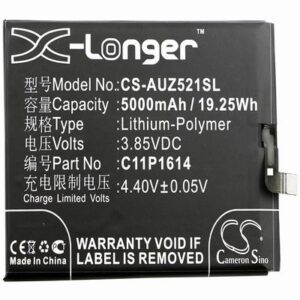 Asus ZC521TL Mobile SmartPhone Battery 3.85V 5000mAh Li-Poly AUZ521SL