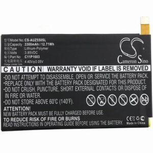 Asus ZenFone 3 Deluxe 5.5 Mobile SmartPhone Battery 3.85V 3300mAh Li-Poly AUZ550SL