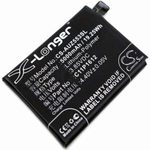 Asus ZE553KL Mobile SmartPhone Battery 3.85V 5000mAh Li-Poly AUZ553SL