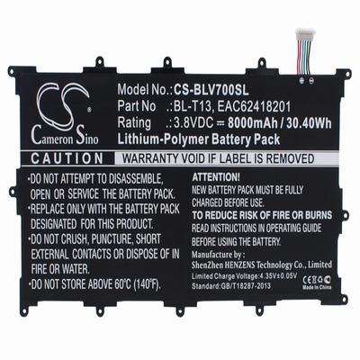 LG G Pad 10.1" Tablet Battery 3.8V 8000mAh Li-Polymer BLV700SL