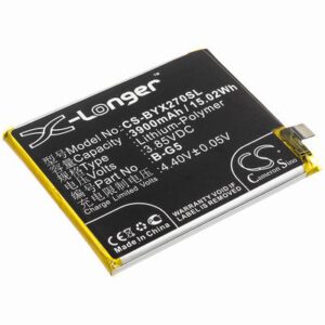 BBK V1829 Mobile SmartPhone Battery 3.85V 3900mAh Li-Poly BYX270SL