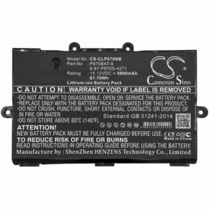 Clevo P775DM3 Notebook Laptop Battery 15.12V 5800mAh Li-ion CLP870NB