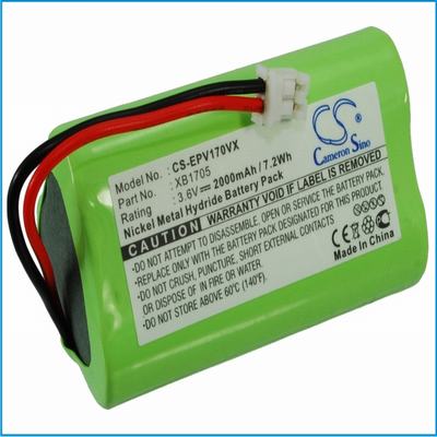 Euro Pro Sharp V1705 Vacuum Cleaner Battery 3.6V 2000mAh Nickel Metal Hydride EPV170VX
