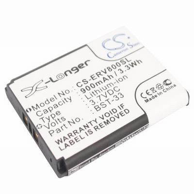 Sony Ericsson W300i Mobile Phone Battery 3.7V 900mAh Li-ion ERV800SL
