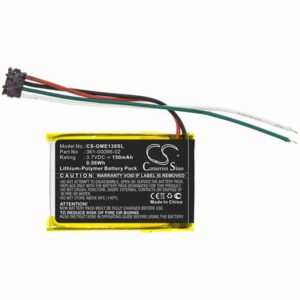 Garmin 3LA037240 GPS Navigator Battery 3.7V 150mAh Li-Poly GME130SL