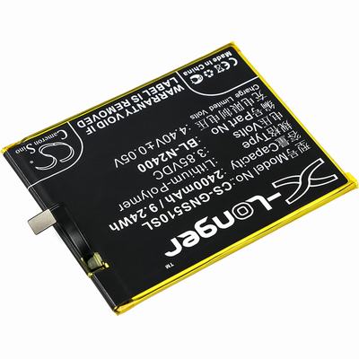 GIONEE GN9007 Mobile SmartPhone Battery 3.85V 2400mAh Li-Poly GNS510SL