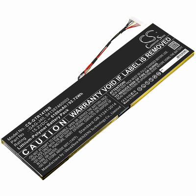 Gateway Aero 14 K7 Notebook Laptop Battery 15.2V 6100mAh Li-Poly GTR147NB