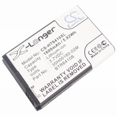 HTC ADR6410 Pocket PC & PDA Battery 3.7V 1600mAh Li-Ion HT6410XL