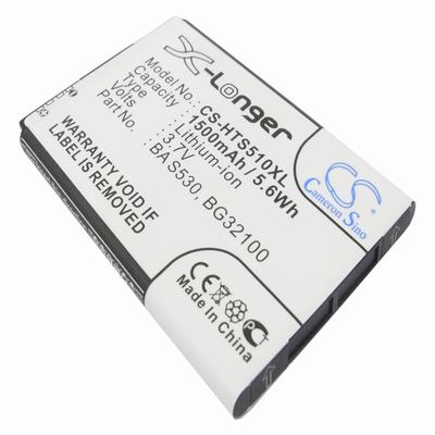 HTC Salsa Pocket PC & PDA Battery 3.7V 1500mAh Li-Ion HTS510XL