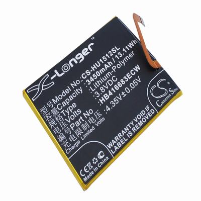 HUAWEI Nexus 6P Mobile Phone Battery 3.8V 3450mAh Li-Polymer HU1512SL