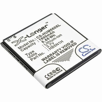Huawei Ascend Mobile Phone Battery 3.7V 1800mAh Li-ion HUM660XL