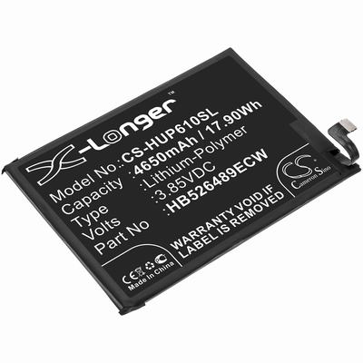 Huawei MED-L29 Mobile SmartPhone Battery 3.85V 4650mAh Li-Poly HUP610SL
