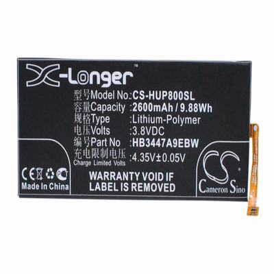 Huawei Ascend P8 Mobile Phone Battery 3.8V 2600mAh Li-Polymer HUP800SL