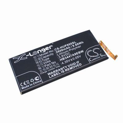 Huawei Ascend P8 Mobile Phone Battery 3.8V 2600mAh Li-Polymer HUP800SL