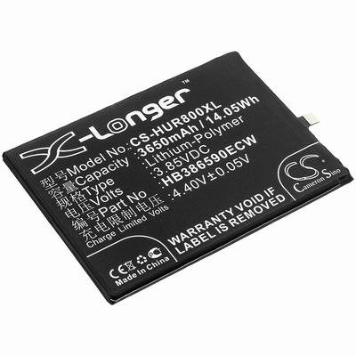 Huawei Honor 8X Mobile SmartPhone Battery 3.85V 3650mAh Li-Poly HUR800XL
