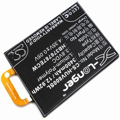 Huawei Honor V8 Mobile SmartPhone Battery 3.8V 3400mAh Li-Poly HUV800SL