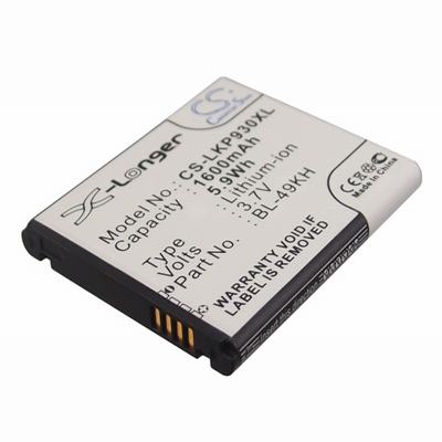 LG Optimus LTE Mobile Phone Battery 3.7V 1600mAh Li-ion LKP930XL