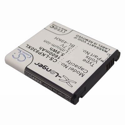 LG Optimus LTE Mobile Phone Battery 3.7V 1600mAh Li-ion LKP930XL