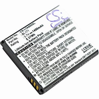 Lenovo A356 Mobile Phone Battery 3.7V 1450mAh Li-Ion LTA600SL