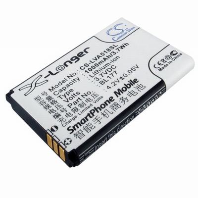 Lenovo A518 Mobile Phone Battery 3.7V 1000mAh Li-Ion LVA518SL