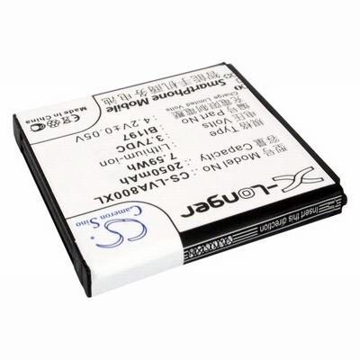 Lenovo A798T Mobile Phone Battery 3.7V 2050mAh Li-Ion LVA800XL