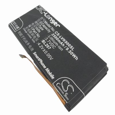Lenovo K100 Mobile Phone Battery 3.7V 2500mAh Li-Polymer LVK900SL