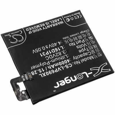 Lenovo PB2-690N Mobile SmartPhone Battery 3.82V 4000mAh Li-Poly LVP690XL