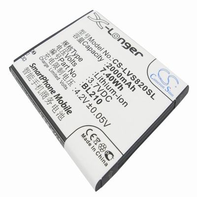 Lenovo A656 Mobile Phone Battery 3.7V 2000mAh Li-ion LVS820SL