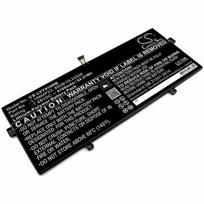 Lenovo Yoga 5 Pro Notebook Laptop Battery 7.68V 8100mAh Li-Poly LVY910NB