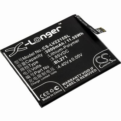 Lenovo Z2151 Mobile SmartPhone Battery 3.85V 3000mAh Li-Poly LVZ215SL