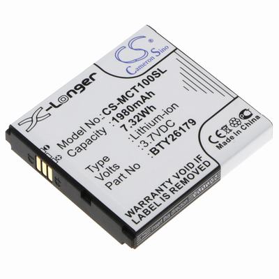 Mobistel Cynus T1 Mobile Phone Battery 3.7V 1980mAh Li-Ion MCT100SL
