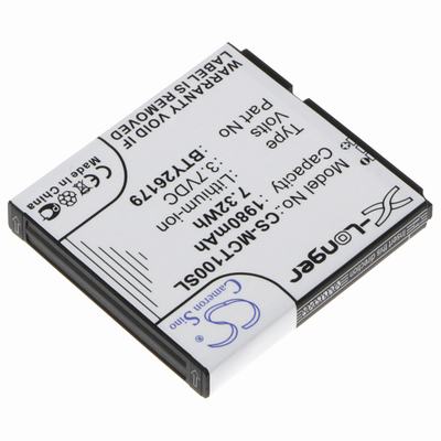 Mobistel Cynus T1 Mobile Phone Battery 3.7V 1980mAh Li-Ion MCT100SL