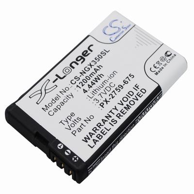 NavGear Motorradnavi SLX-350 GPS Battery 3.7V 1200mAh Li-ion NGX350SL